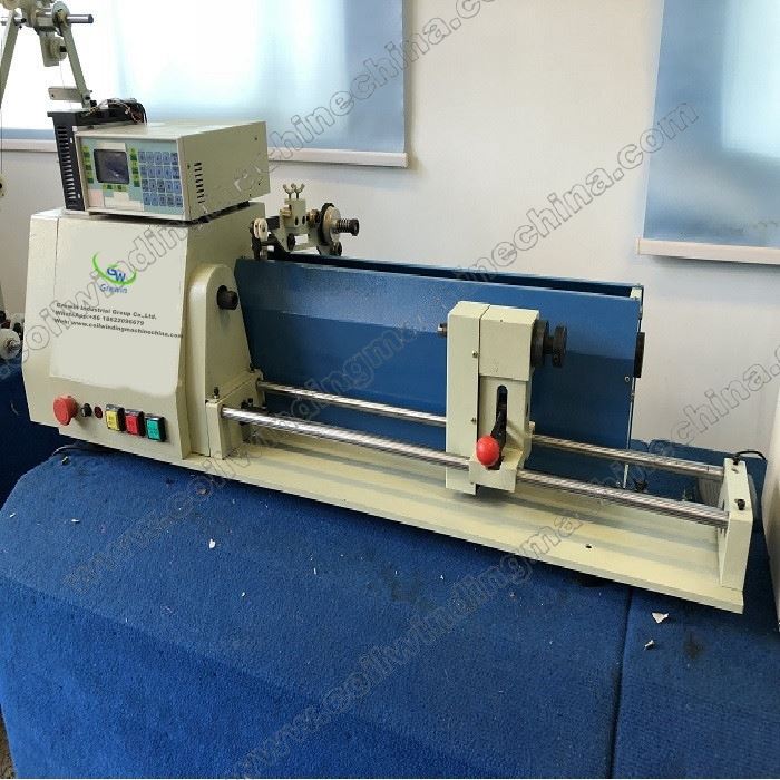 Fishing line winding machine   